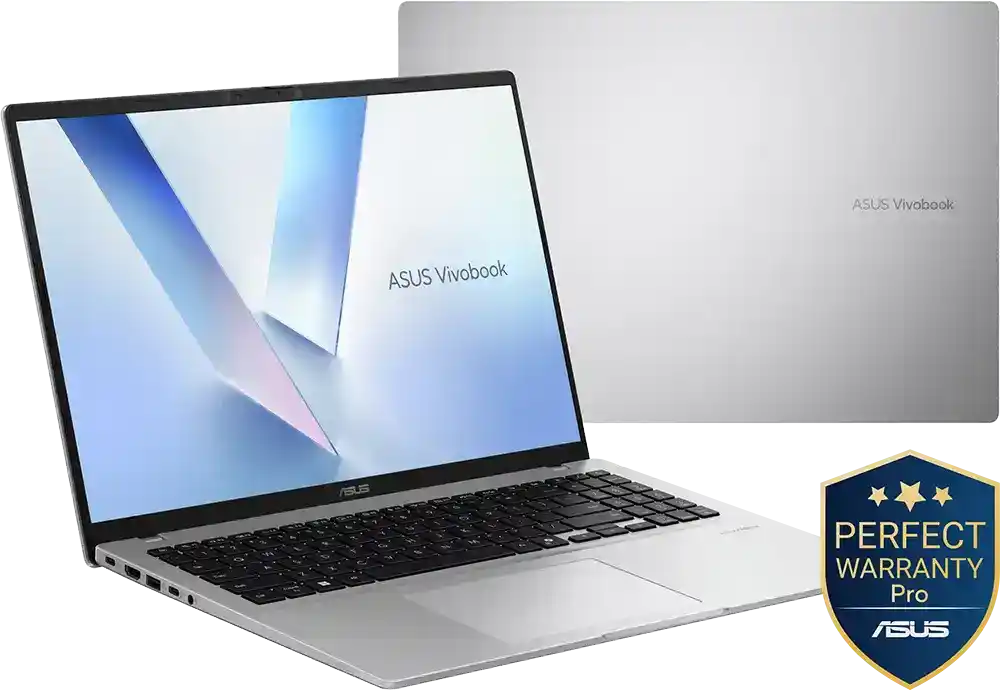 لابتوب اسوس فيفو بوك 16 X1607QA-MB054W معالج Snapdragon® X X1 26 100 رام 16 جيجا هارد 1TB SSD شاشة WUXGA 16.0 بوصة كارت شاشة Qualcomm® Adreno مدمج- ويندوز 11 هوم- فضي