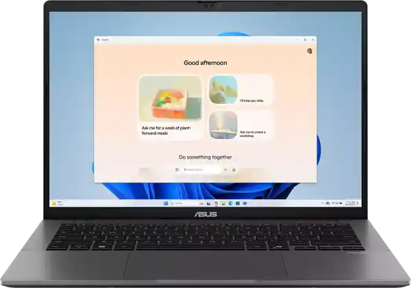 لابتوب اسوس فيفو بوك S14 S3407AA-SF157W انتل كور الترا 7 355 رام 16 جيجا هارد 512GB SSD كارت شاشة Intel Graphics شاشة 14 بوصة WUXGA- ويندوز 11 هوم- رمادي