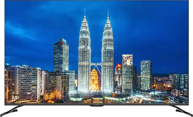 شاشة تورنيدو 55 بوصة سمارت 4K UHD LED بدون فريم 55UA3400E - رسيفر داخلي