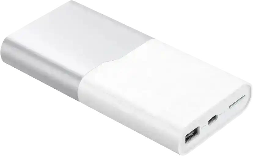 باور بانك اوبو سوبر فووك 100 وات مزود بمخرجين Type-C و USB-A بطارية 12000 مللي امبير PBSV05 - ابيض