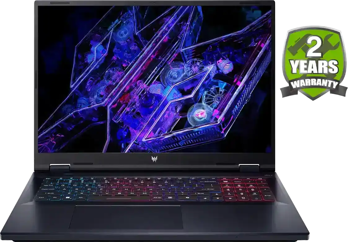 لابتوب ايسر بريداتور هيليوس نيو 18 PHN18-71-97K8 انتل كور i9-14900HX رام 32 جيجابايت هارد 1TB SSD كارت شاشة NVIDIA®GeForce® RTX4070 8GB GDDR6 شاشة WQXGA 18 بوصة- Windows 11- اسود غامق (ضمان سنتين)