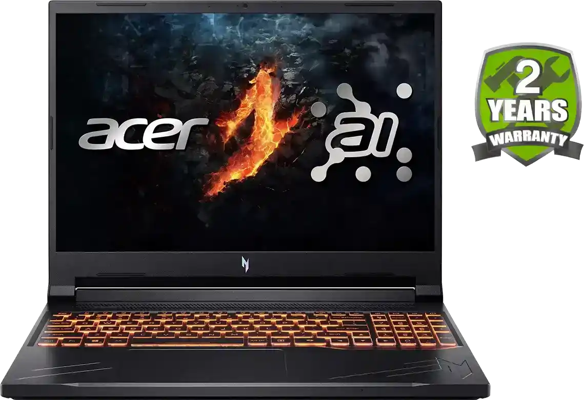 لابتوب ايسر نايترو V16 ANV16-41-R05L معالج AMD Ryzen™ 7- 8845HS رام 16 جيجا هارد 512GB SSD كارت شاشة NVIDIA GeForce RTX 4060 8GB شاشة WUXGA 16 بوصة- Windows 11- اسود اوبسيديان
