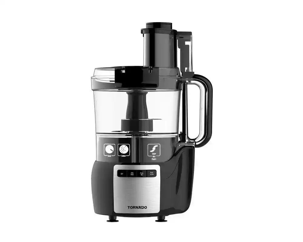 محضره طعام تورنيدو 450وات 1.5لتر اسود  FP450T