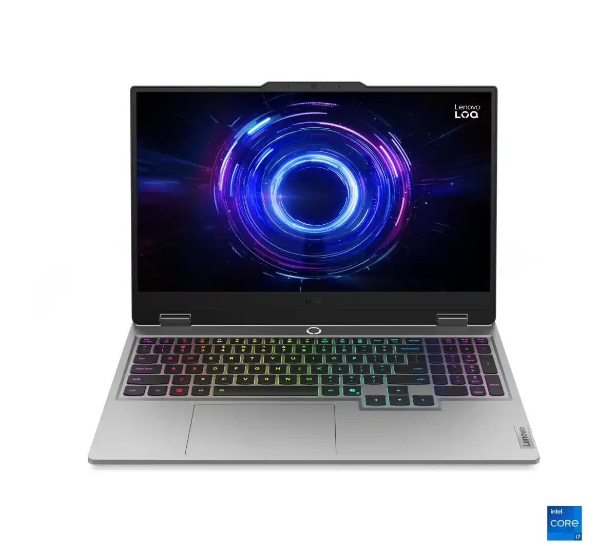 لابتوب لينوفو LOQ 15IRX10 للألعاب - معالج Intel Core i7-13650HX، رام 32 جيجابايت DDR5، تخزين 1 تيرابايت SSD، كارت NVIDIA RTX 5070 بسعة 8 جيجابايت، شاشة 15.6 بوصة FHD بتردد 144 هرتز، نظام DOS - ضمان سنتين