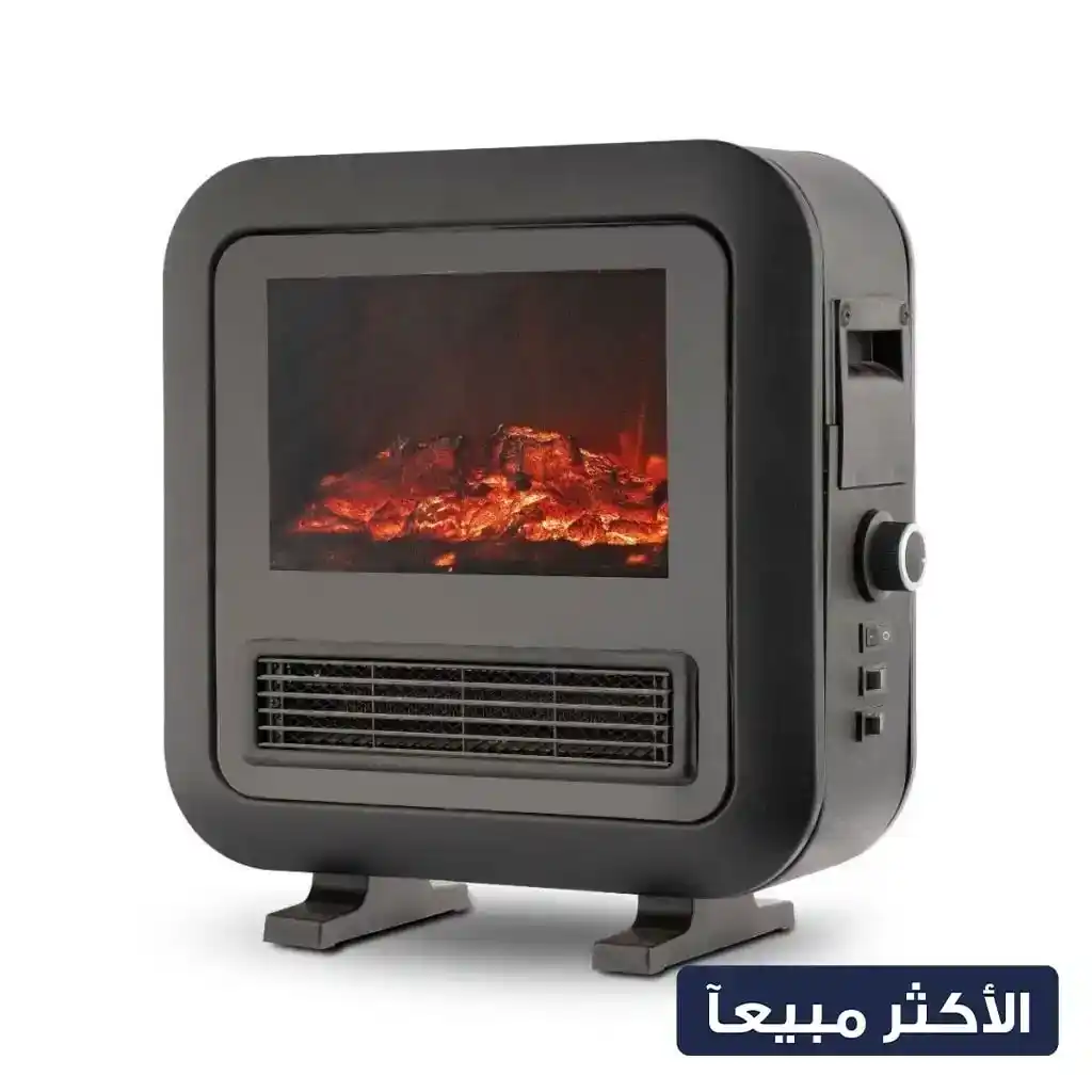 دفاية فريش فاير 2000 وات أسود - Fire Heater