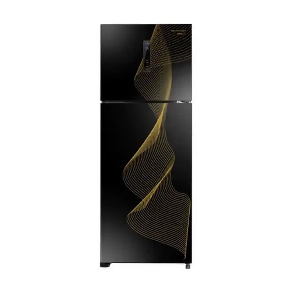 ثلاجة يونيون اورو كول 370 لتر - نو فروست ديجيتال زجاج أسود - URN440LBG6ADHUVZ