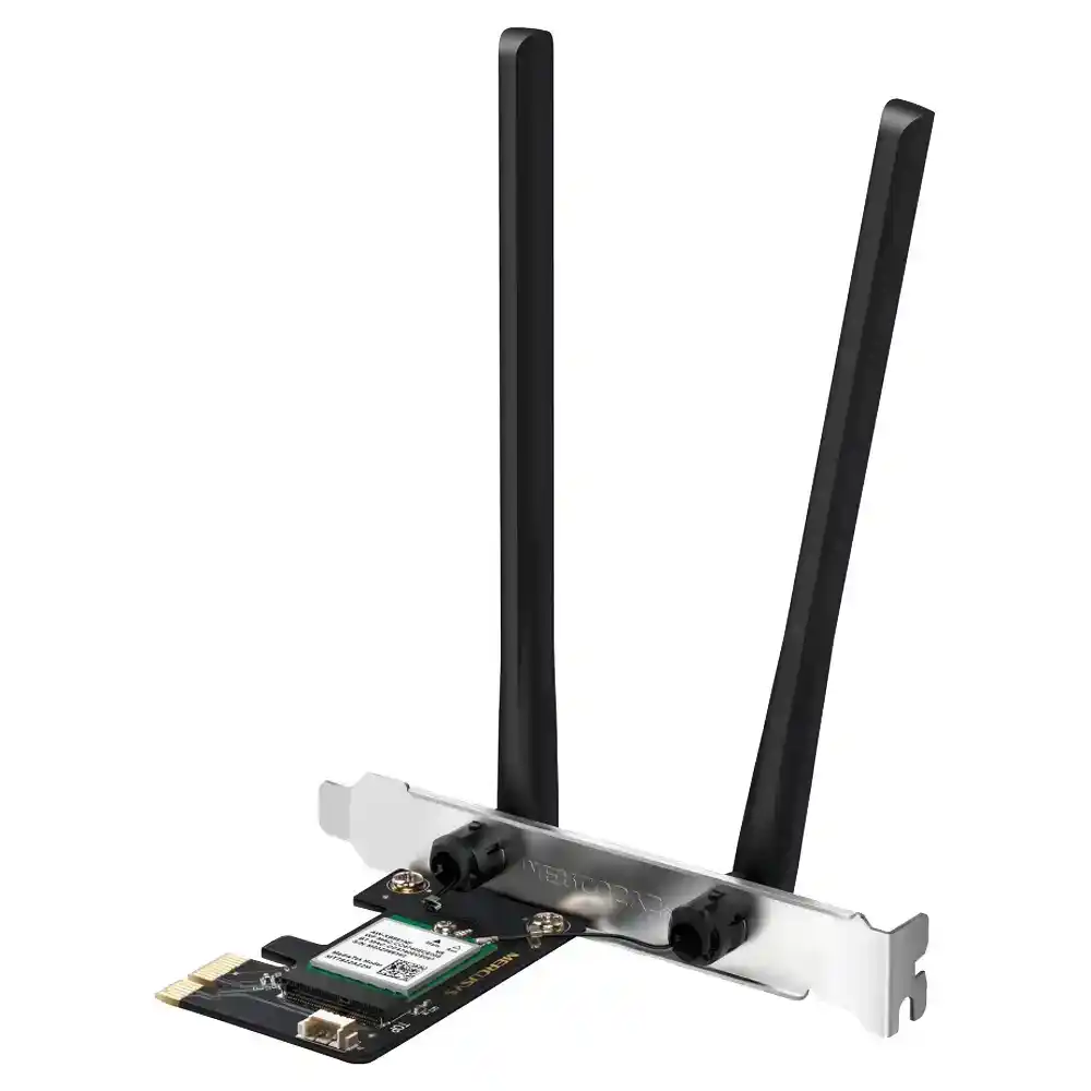 كارت لان ميركوسيس PCI اكسبرس لاسلكي واي فاي بلوتوث ثنائي النطاق مع انتينا 3000 ميجابت في الثانية MA80XE AX3000