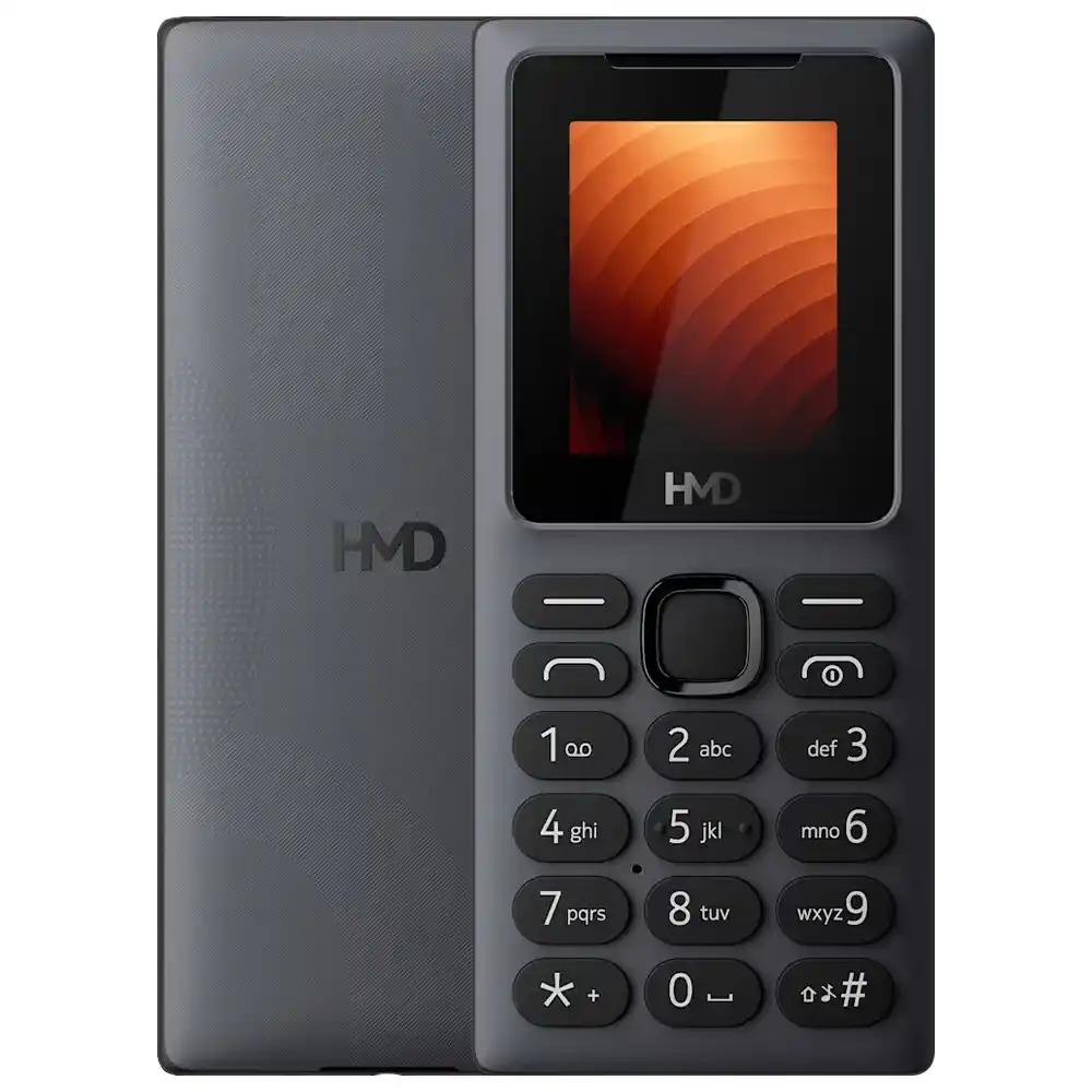 موبايل اتش ام دي 100 ثنائي الشريحة (8 ميجابايت / 4 ميجابايت رام / شاشة 1.77 بوصة / تقنية 2G) - رمادي
