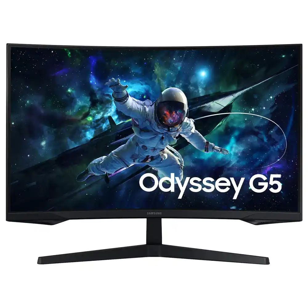 شاشة سامسونج جيمنج منحنية 32 بوصة 165 هرتز Odyssey G5 LS32CG552EMXEG VA QHD