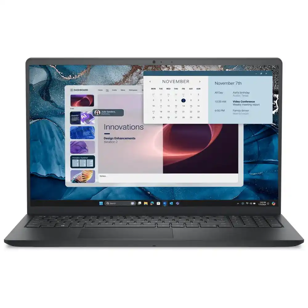 لاب توب ديل Pro 15 Essential PV15250 (انتل كور i5-1334U - رام 8 جيجابايت - هارد 512 جيجابايت M.2 NVMe - انتل UHD جرافيكس - شاشة 15.6 بوصة FHD 120 هرتز - Ubuntu) - أسود