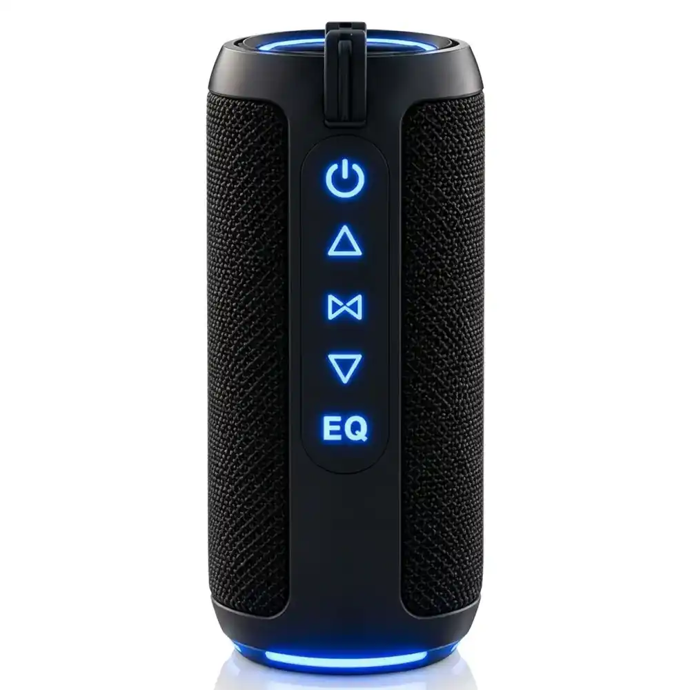 سبيكر بلوتوث متنقل بليس بوند 1.0 S18 RGB - اسود
