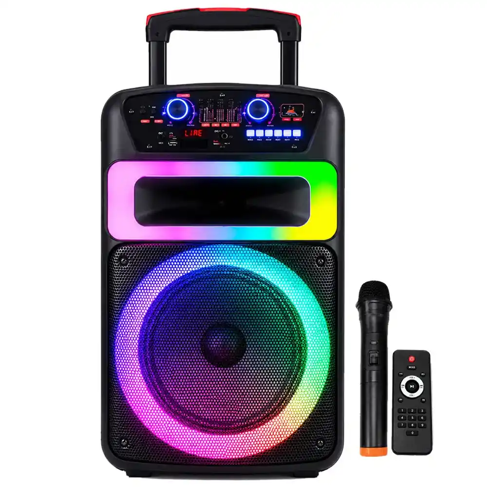 سبيكر متنقل زيرو 1.0 RGB مع مايك ZR-1205S