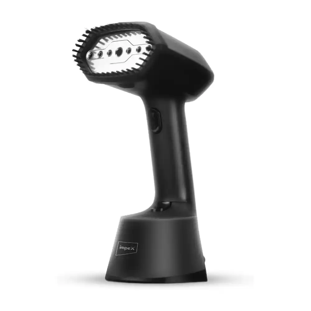 مكواة بخار محمولة إمبكس - 1640 واط - 360 مل - أسود - GSM6015 - مكة ستور
