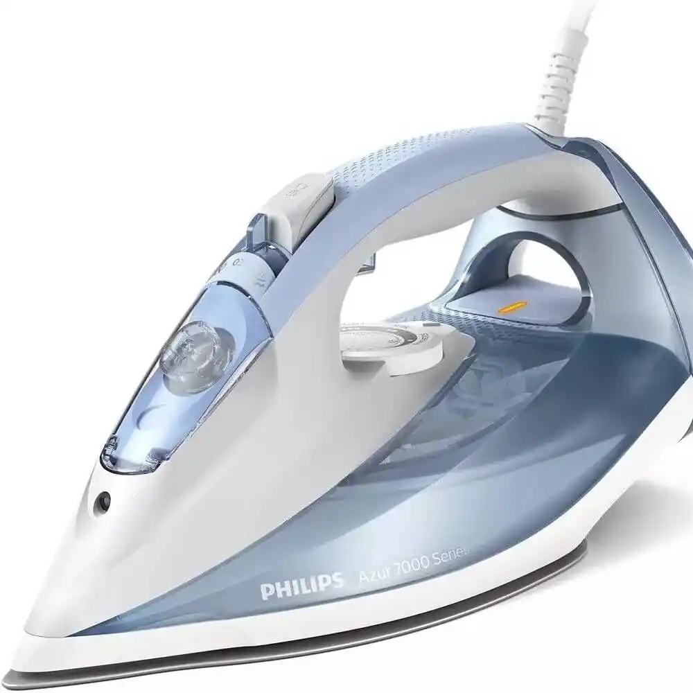 مكواة بخار بقاعدة SteamGlide من - فيليبس - 2600 واط - 300 ملل - ازرق فاتح - DST7011/26 - مكة ستور