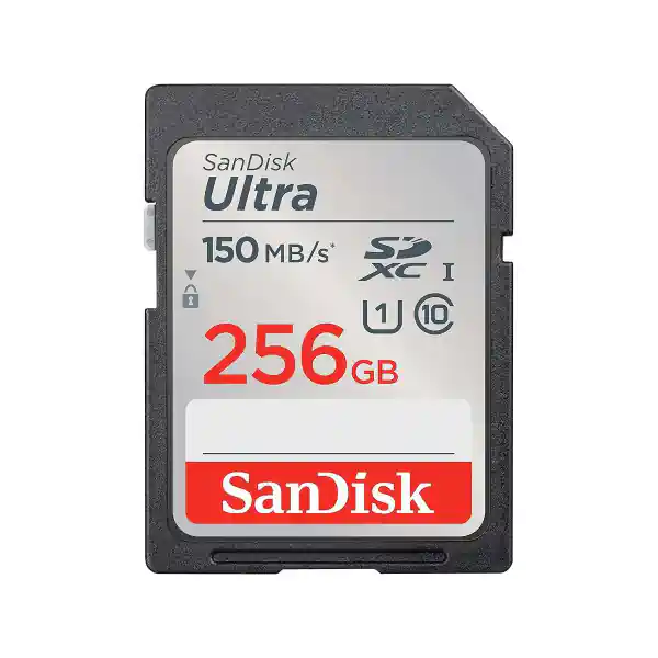 بطاقة SanDisk Ultra SDHC UHS-I سعة 256 جيجابايت - SDSDUNC/150 ميجابايت/ثانية