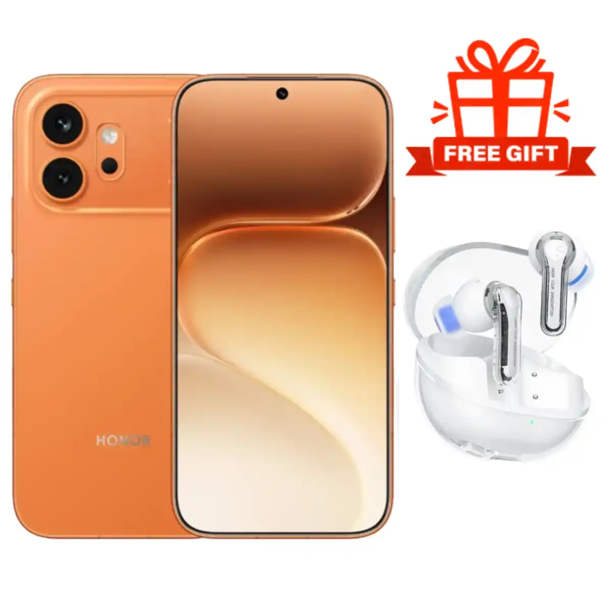 هونر 600 سعة 256 جيجابايت، 8 جيجابايت رام، ثنائي الشريحة 5G + هدية سوند بيتس كلير سماعات أذن لاسلكية شفافة
🎁