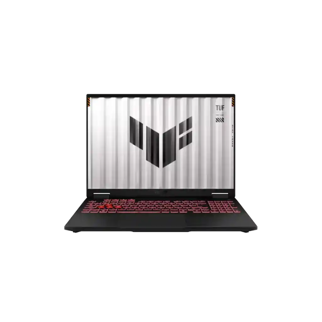 <tc>ASUS TUF Gaming A16 FA608PM-RV659W، معالج AMD Ryzen 9 8940HX، ذاكرة 16 جيجابايت DDR5، سعة تخزين 512 جيجابايت SSD، بطاقة رسوميات RTX™ 5060، شاشة 16 بوصة بمعدل تحديث 165 هرتز، نظام تشغيل Windows 11 Home.</tc>