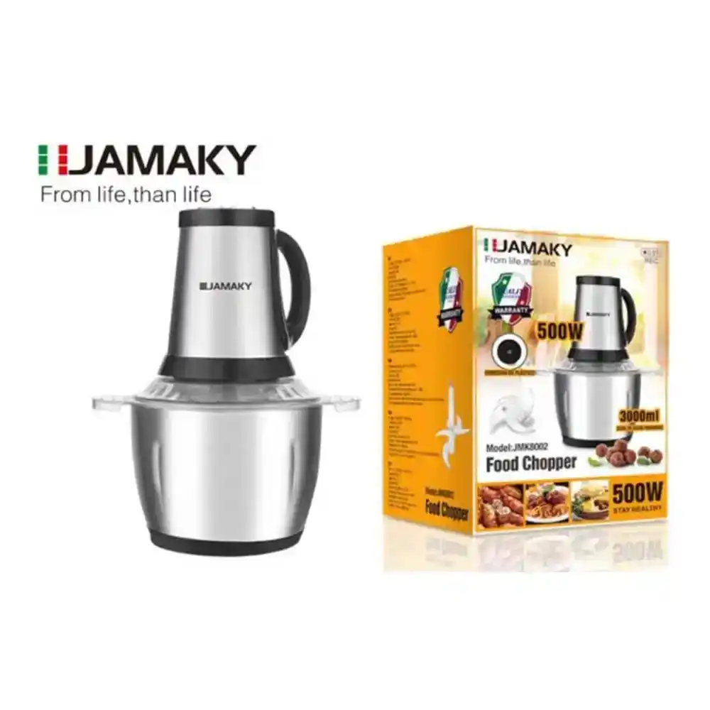 كبة جاماكي 3 لتر - 500 وات - استانلس - JMK8002U متوفر