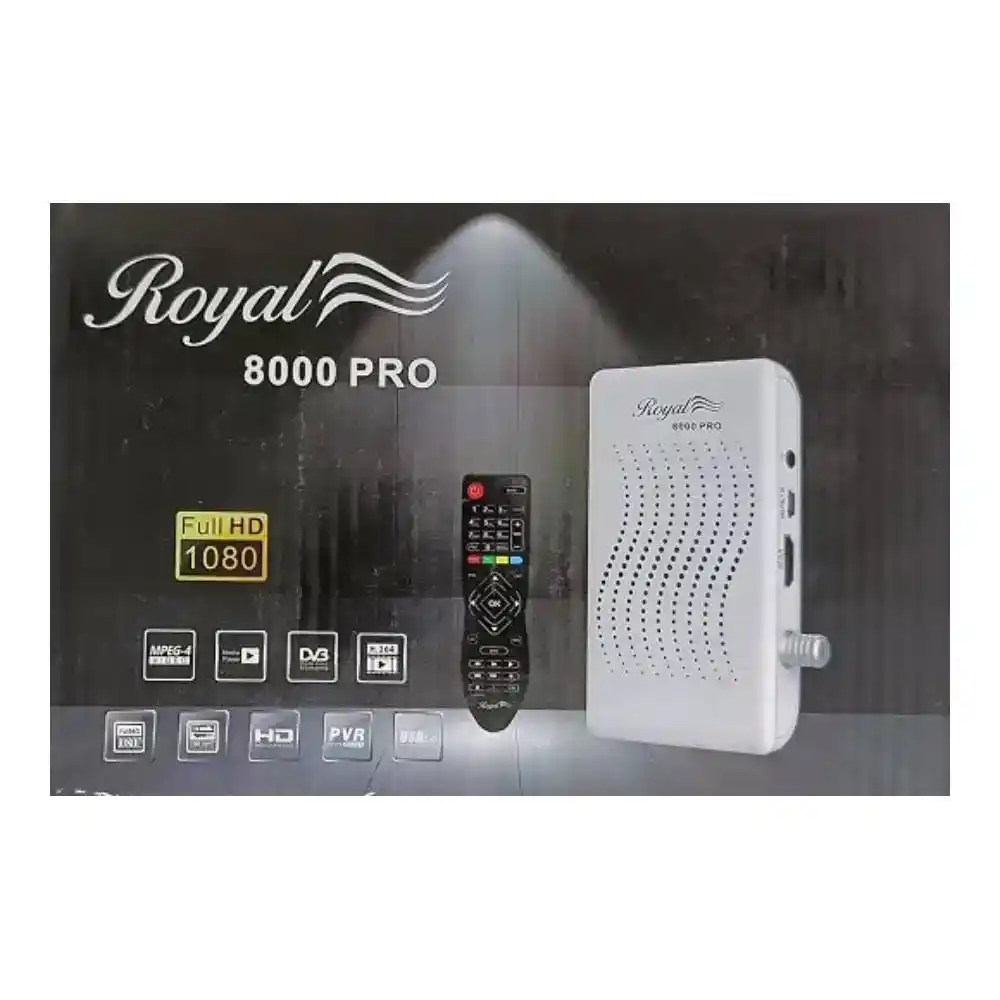 ريسيفر رويال FHD - ابيض - 8000 متوفر