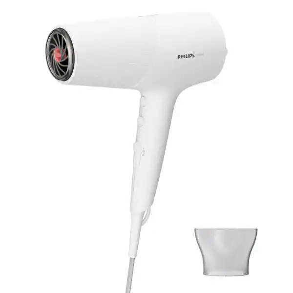 مجفف شعر فيليبس، 2100 وات، 3 مستويات، BHD 500 - ابيض