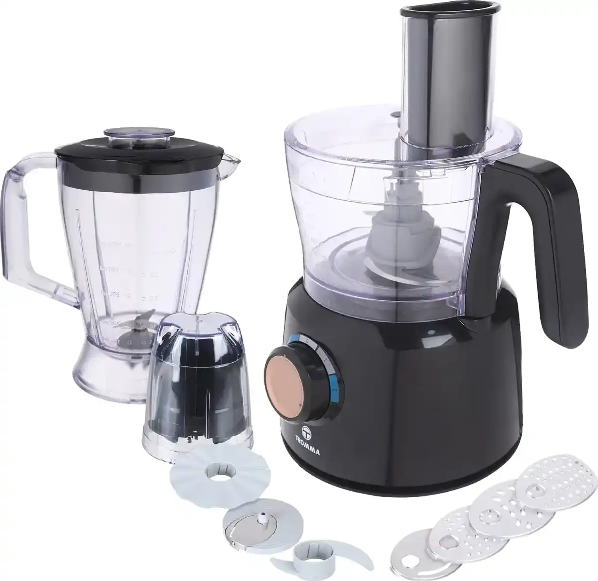 محضر طعام تروما، 1000 وات، 40 وظيفة، TR 334B/CO - اسود