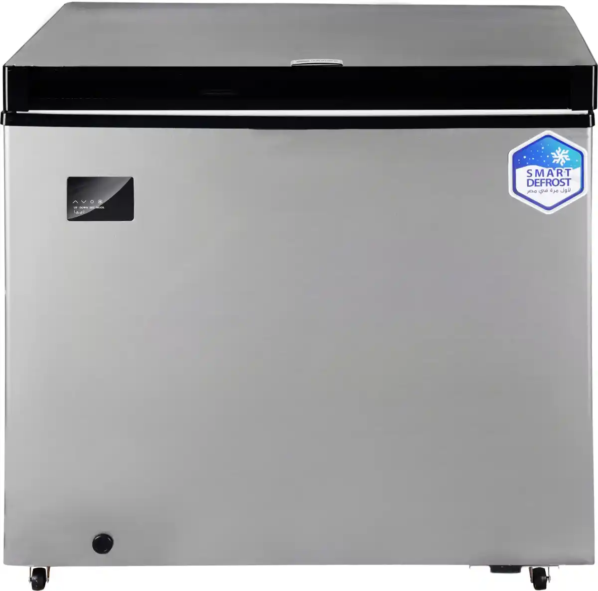 ديب فريزر أفقي ديفروست يونيون اير، 145 لتر، ديجيتال، UC-200VVA-DH - فضي
