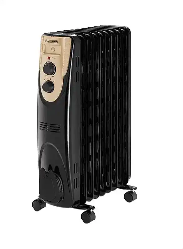 دفاية زيت بلاك اند دكر، 9 زعانف، 2000 لتر، OR090D-B9 - اسود