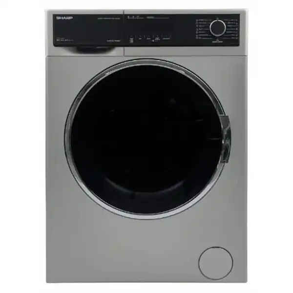 غسالة ملابس شارب فول اوتوماتيك، 8 كجم، فضي - ES-FP814CXE-S