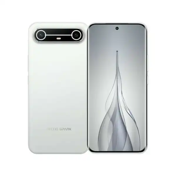 موبايل تكنو سبارك سليم 256 جيجابايت و8 جيجابايت 4G ثنائي الشريحة أبيض.