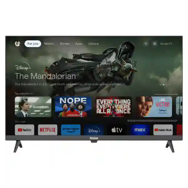 تلفزيون هاير 50 بوصة 4K UHD مع ريسيفر داخلي H50K80EU.