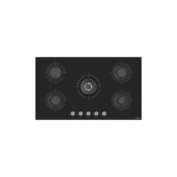 مسطح غاز بلت إن أوشن 90 سم 5 شعلات زجاج أسود OHGGR9401NPROSC.