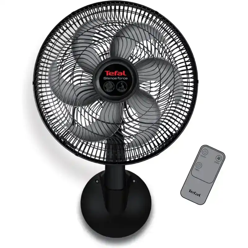 مروحة حائط تيفال بريموت كنترول 16 بوصة ، أسود - VG4151EE