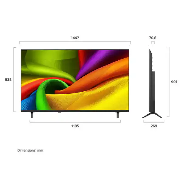LG 65 inch LG NANO 4K UHD AI NU84 Smart TV 2026