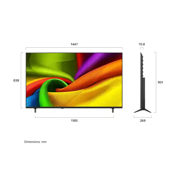LG 65 inch LG NANO 4K UHD AI NU85 Smart TV 2026