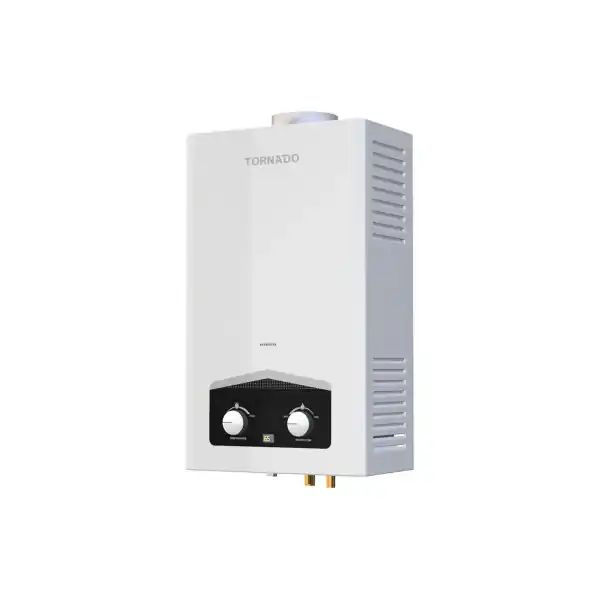 TORNADO Gas Water Heater 6 L , Natural Gas, White