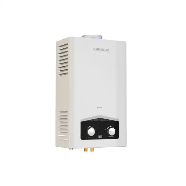 TORNADO Gas Water Heater 6 L , Petroleum Gas, White