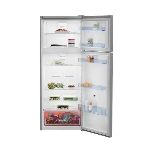 Beko - Refrigerator - 2 Door -448 lt -net 408lt- stainless - Nofrost + Inverter +Harvest fresh