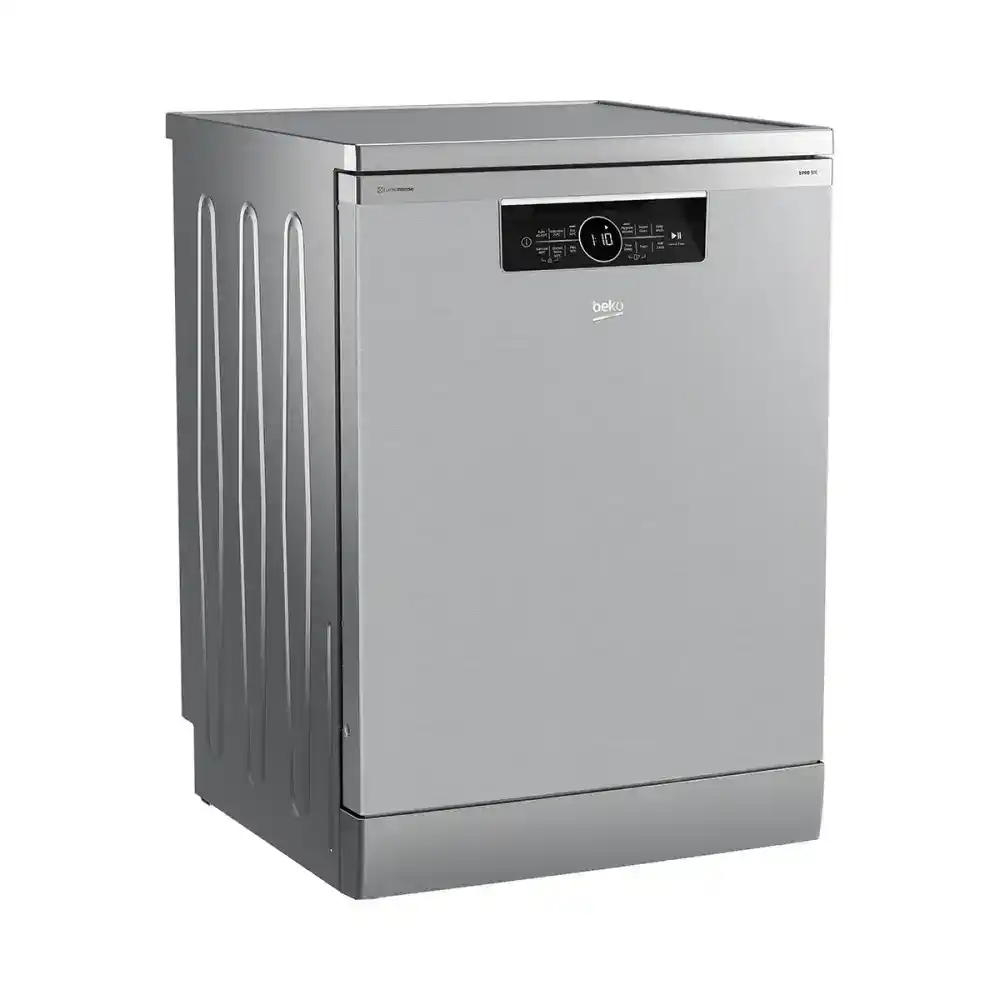 Dishwasher 60 cm 6 program 15 person - Inox - LED  Display - (CornerIntense)-Hygiene -SteamGloss-Fast+ -  Half load- Inv.