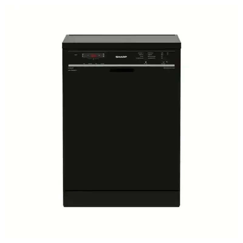 اشتري الان غسالة اطباق شارب 60 سم شاشة رقمية  QW-V815-BK2
