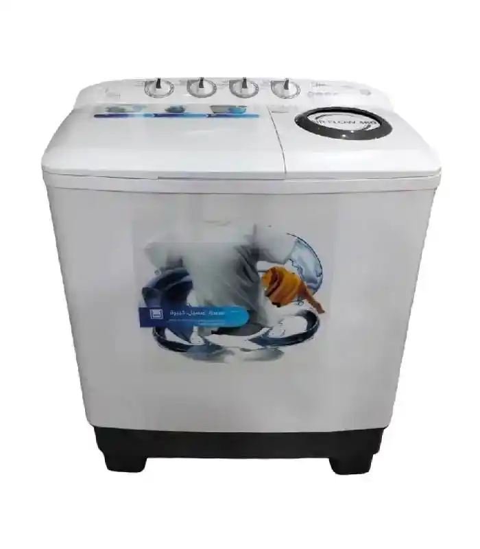 غسالة ميديا 12 كيلو أبيض نصف اتوماتيك MTE02W120/W