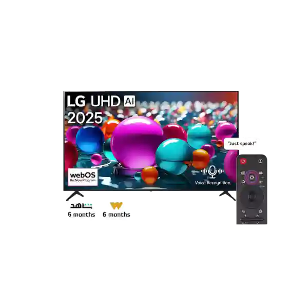 تلفزيون إل جي 55 بوصة 4K UHD سمارت – ريموت ماجيك – ريسيفر داخلي – 55UA85006LA